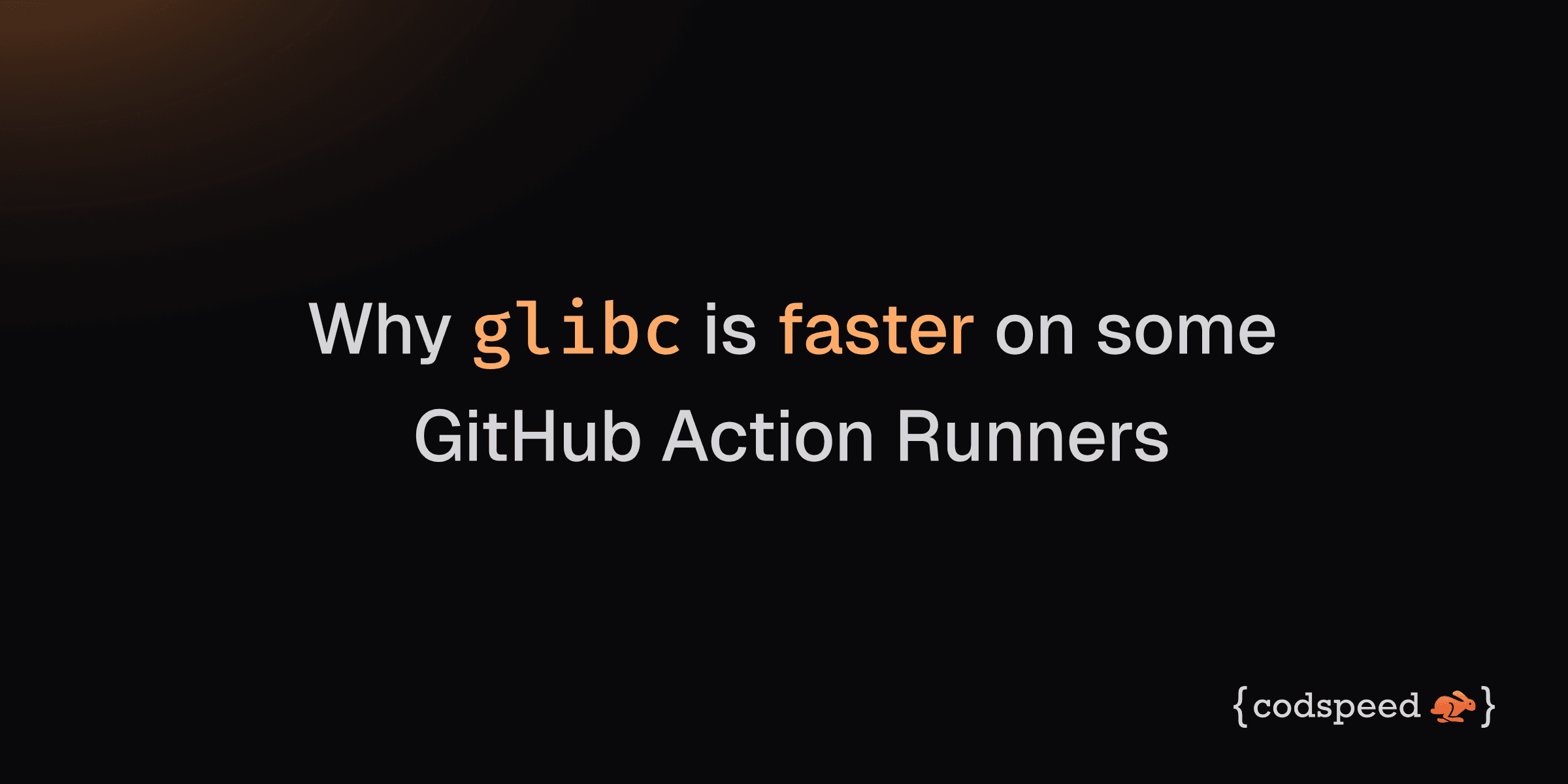 Why glibc is faster on some Github Actions Runners