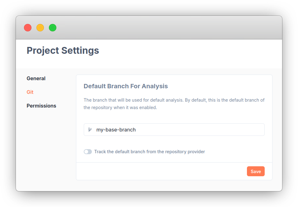 Customize Default Branch For Analysis - CodSpeed Changelog